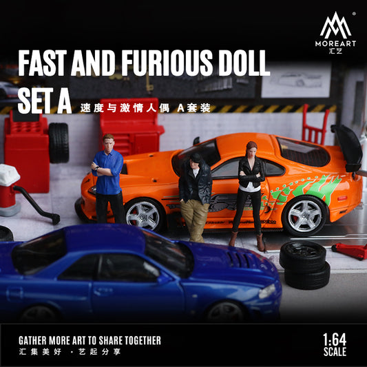 MoreArt - Pre-Order - Speed and Passion Doll Figure Set A - Resin - MO642052