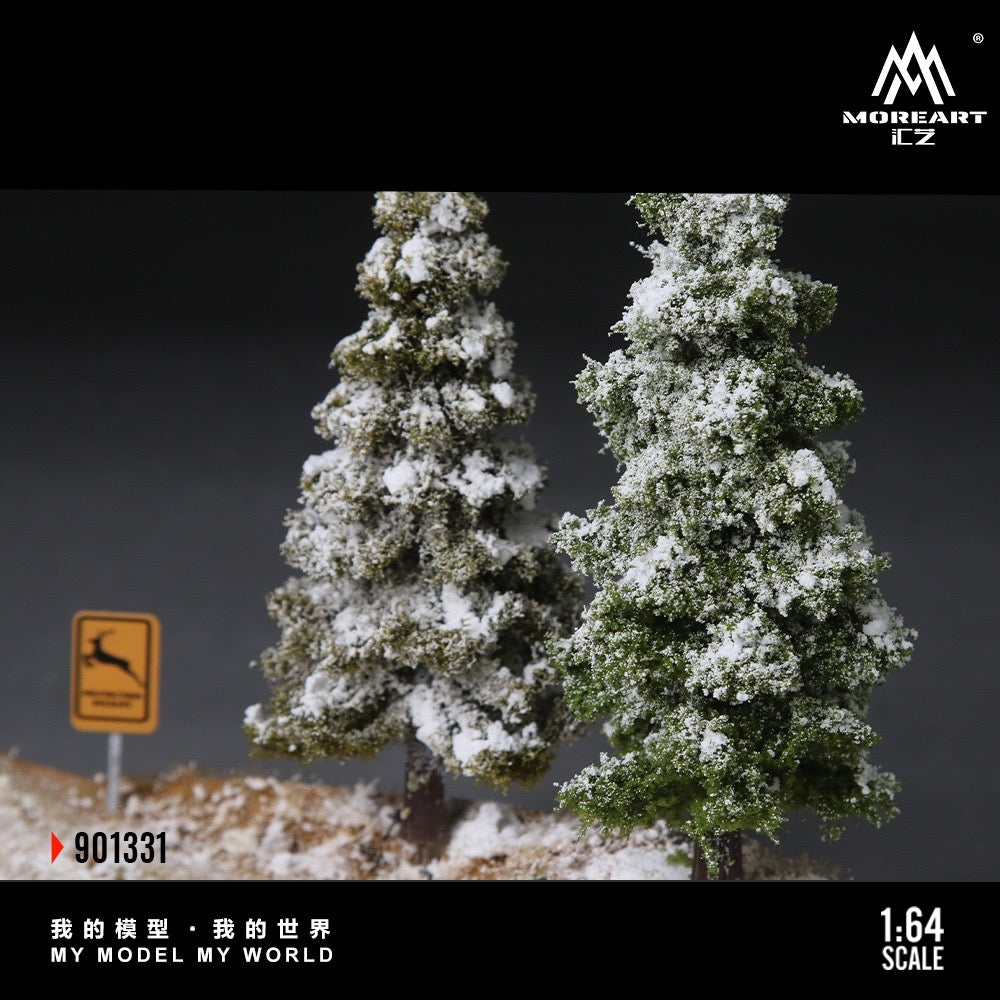 MoreArt - Pre-Order - Diorama of the Winter Forest with Initial Snowfall Scene