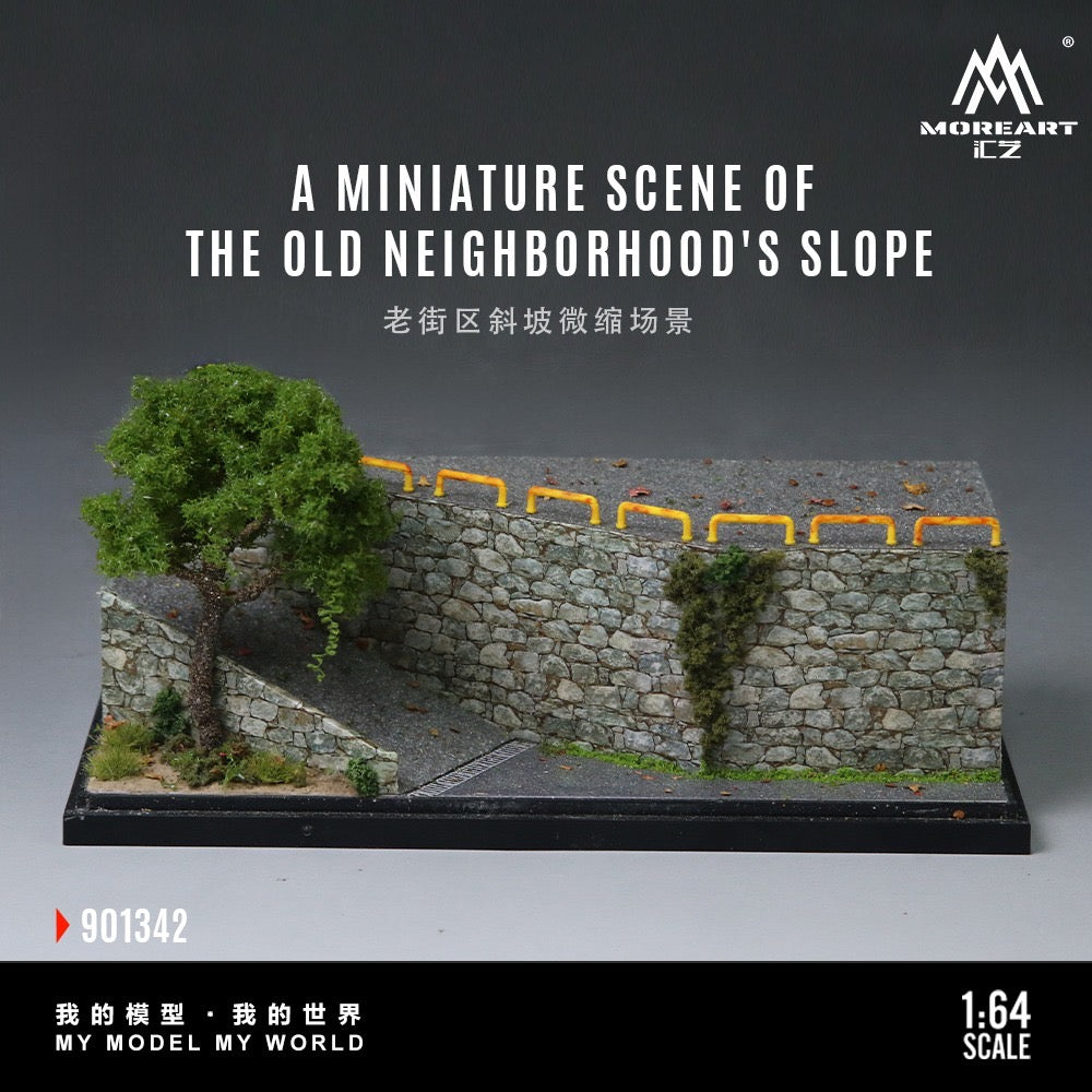 MoreArt - Pre-Order - Old Neighborhoods Slope Scene Diorama - MO901342