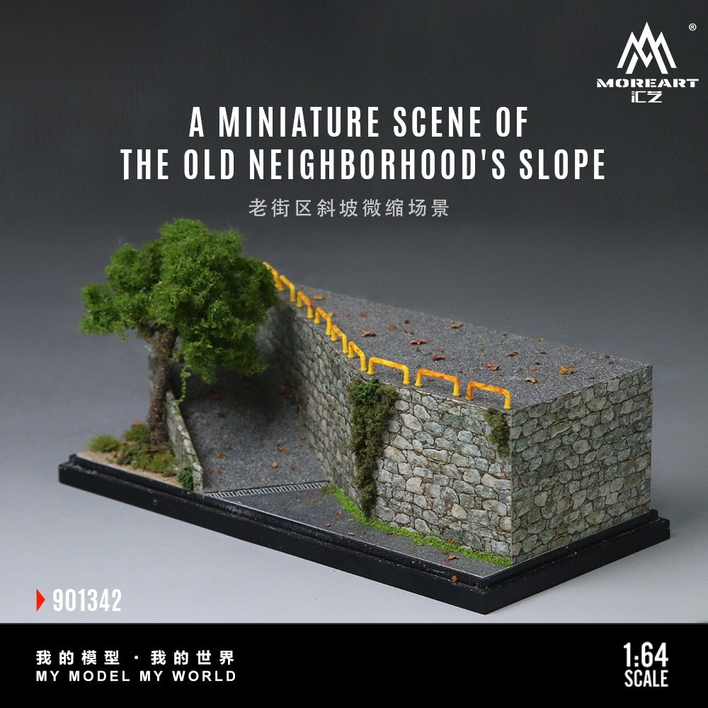MoreArt - Pre-Order - Old Neighborhoods Slope Scene Diorama - MO901342