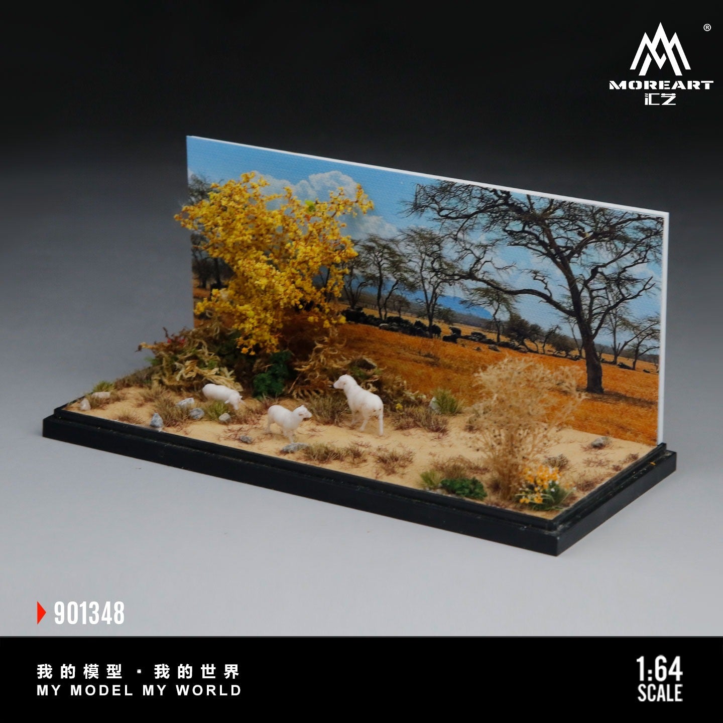 MoreArt - Pre-Order - Grassland Pasture Miniatur Diorama - MO301348
