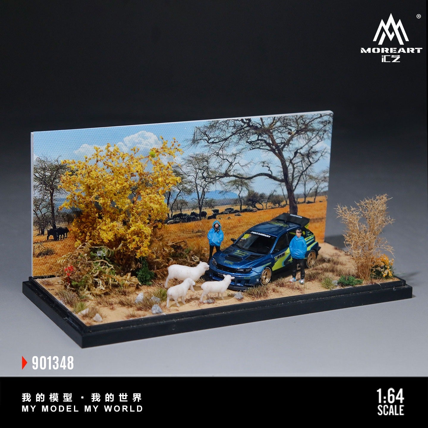 MoreArt - Pre-Order - Grassland Pasture Miniatur Diorama - MO301348