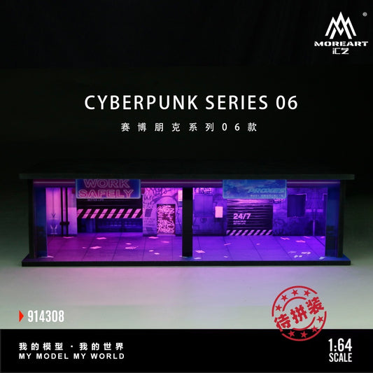 MoreArt - Pre-Order - Cyberpunk Series 06 Diorama mit Beleuchtung - MO914308