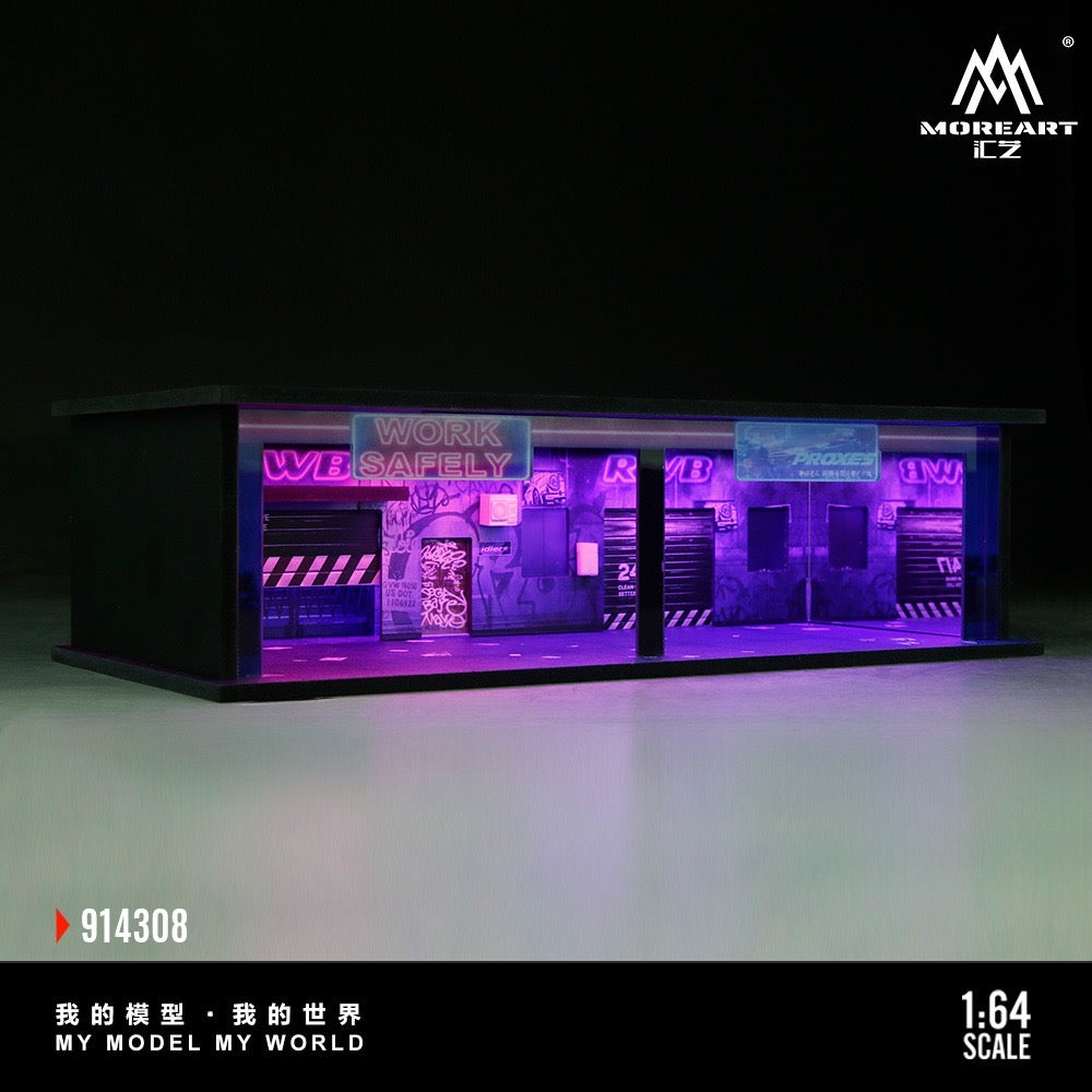 MoreArt - Pre-Order - Cyberpunk Series 06 Diorama mit Beleuchtung - MO914308