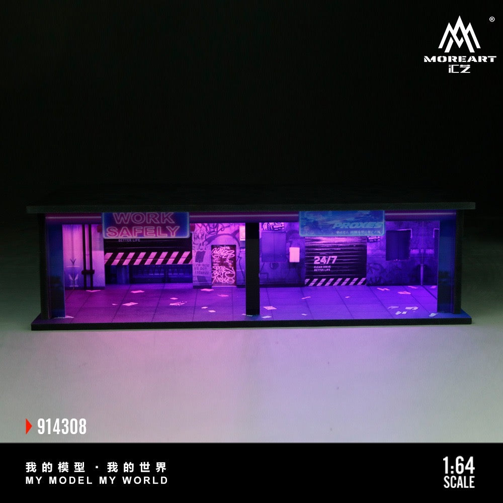 MoreArt - Pre-Order - Cyberpunk Series 06 Diorama mit Beleuchtung - MO914308