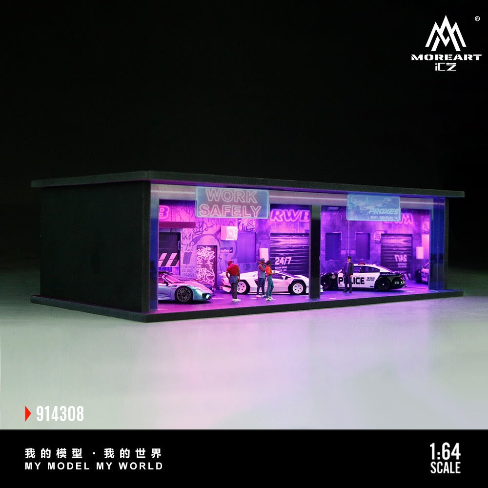 MoreArt - Pre-Order - Cyberpunk Series 06 Diorama mit Beleuchtung - MO914308