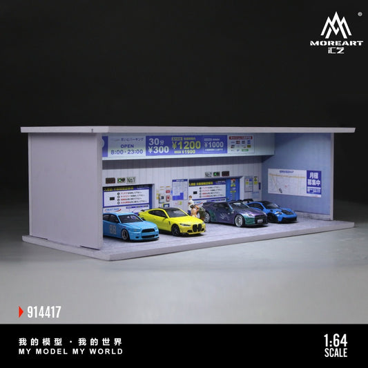 MoreArt  - Pre-Order - Underground Parking Lot  Diorama mit Beleuchtung - MO914417