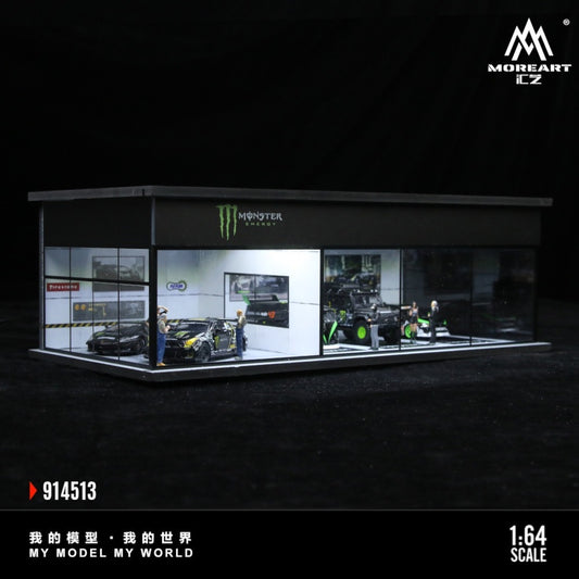 Pre-Order bis 28.08.2025 - MoreArt - Monster Exhibition Hall Diorama mit Beleuchtung - MO914513