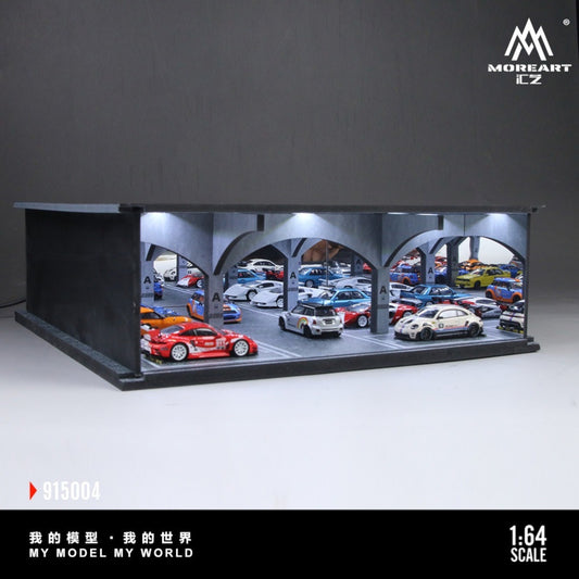 MoreArt - Pre-Order - Underground Parking Garage Diorama mit Beleuchtung - MO915004