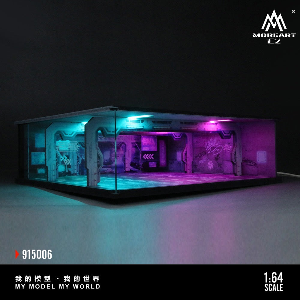 MoreArt - Pre-Order - Underground Parking Garage Series Diorama - mit Beleuchtung - MO915006