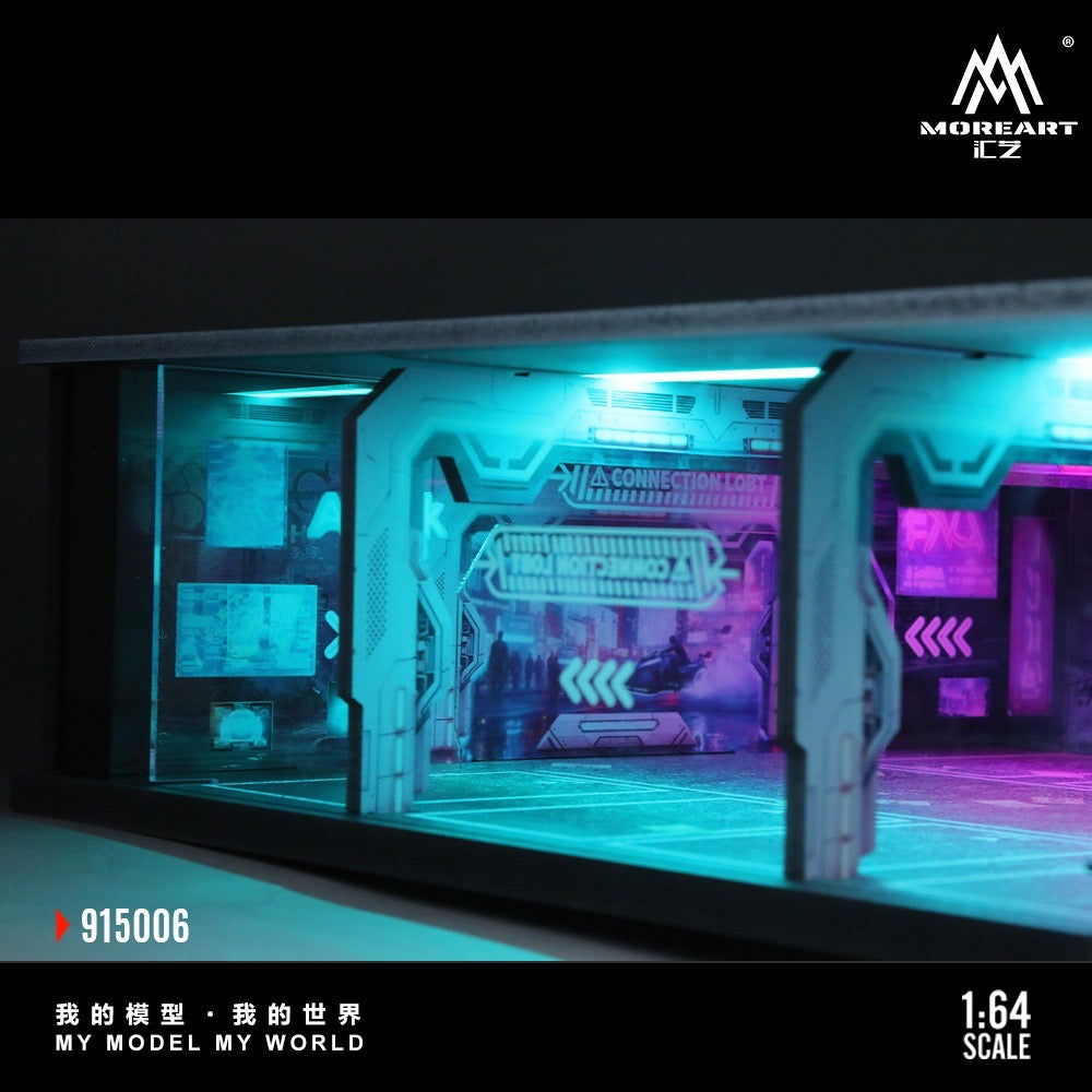 MoreArt - Pre-Order - Underground Parking Garage Series Diorama - mit Beleuchtung - MO915006