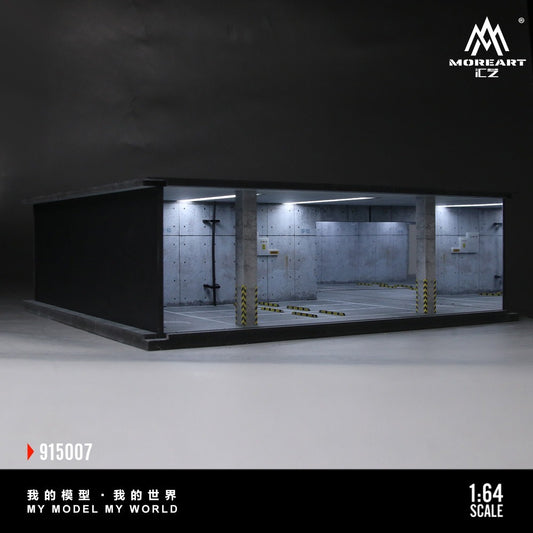 MoreArt - Pre-Order - Underground Parking Garage Series Diorama - mit Beleuchtung - MO915007