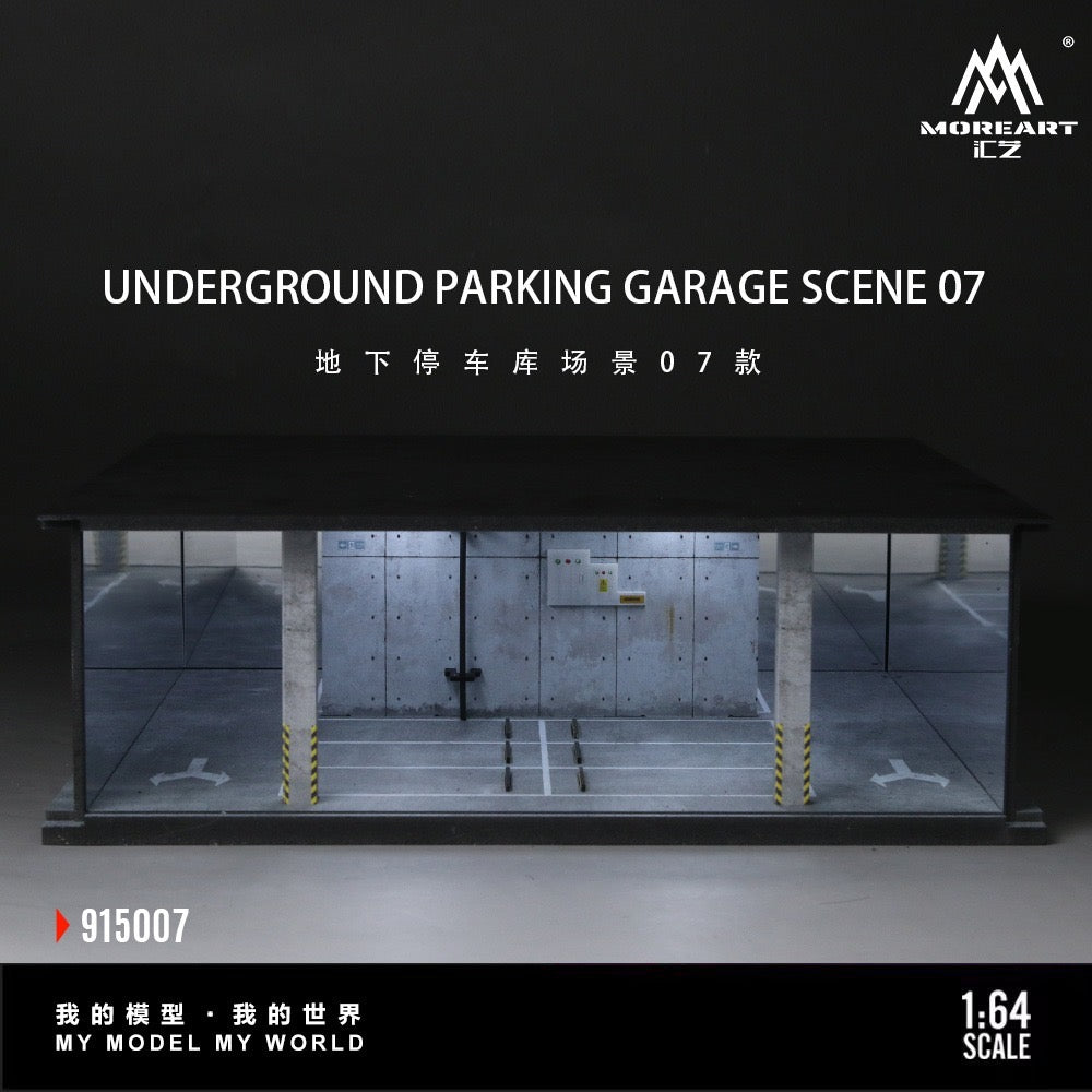 MoreArt - Pre-Order - Underground Parking Garage Series Diorama - mit Beleuchtung - MO915007