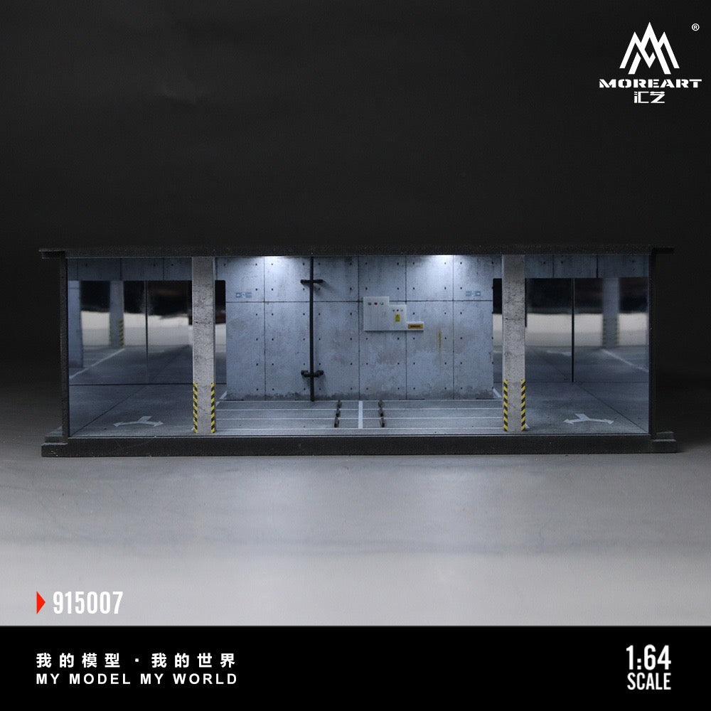 MoreArt - Pre-Order - Underground Parking Garage Series Diorama - mit Beleuchtung - MO915007