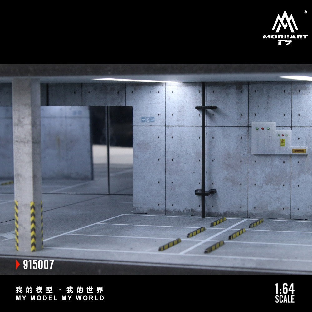 MoreArt - Pre-Order - Underground Parking Garage Series Diorama - mit Beleuchtung - MO915007
