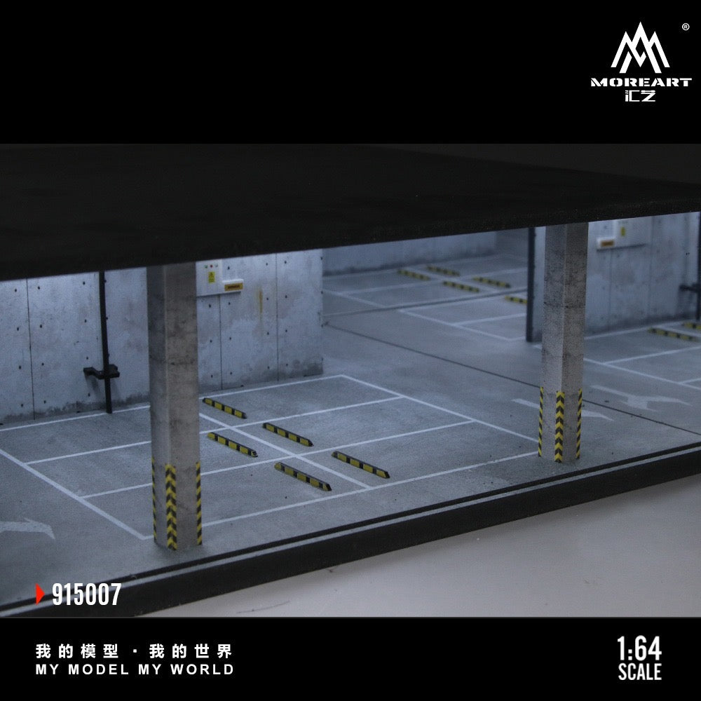 MoreArt - Pre-Order - Underground Parking Garage Series Diorama - mit Beleuchtung - MO915007