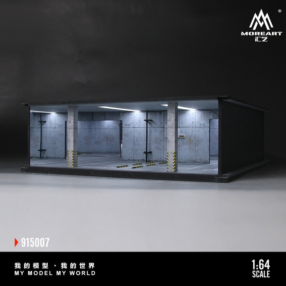 MoreArt - Pre-Order - Underground Parking Garage Series Diorama - mit Beleuchtung - MO915007
