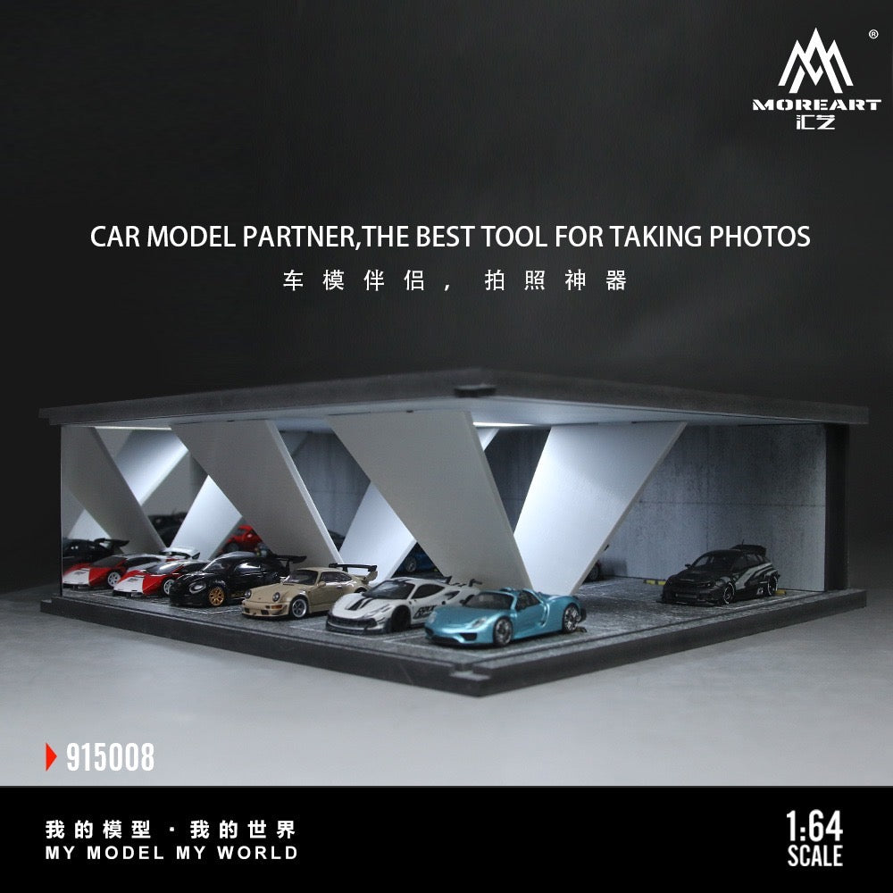 MoreArt - Pre-Order - Underground Parking Garage Series Diorama 08 - mit Beleuchtung - MO915008