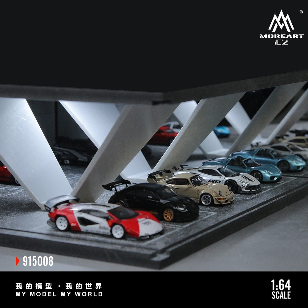 MoreArt - Pre-Order - Underground Parking Garage Series Diorama 08 - mit Beleuchtung - MO915008