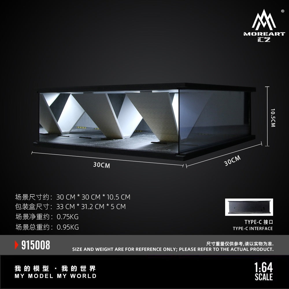 MoreArt - Pre-Order - Underground Parking Garage Series Diorama 08 - mit Beleuchtung - MO915008