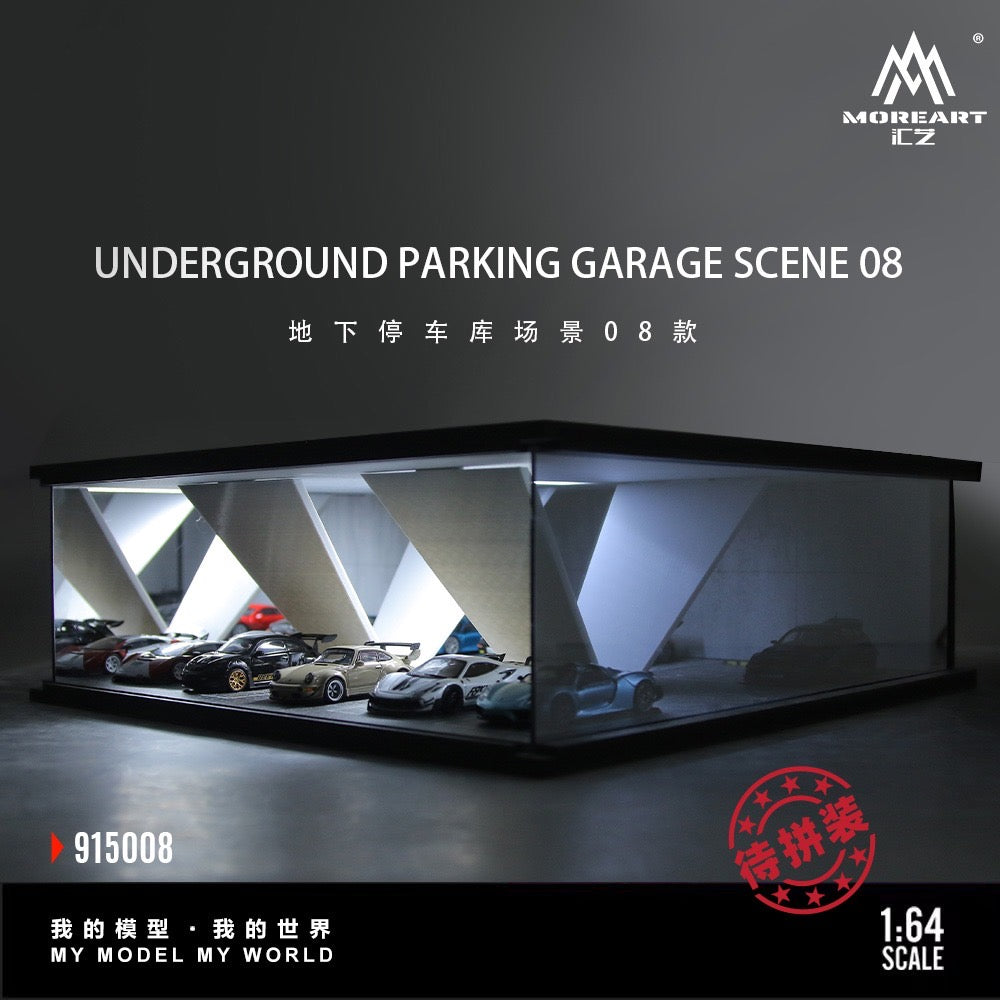 MoreArt - Pre-Order - Underground Parking Garage Series Diorama 08 - mit Beleuchtung - MO915008