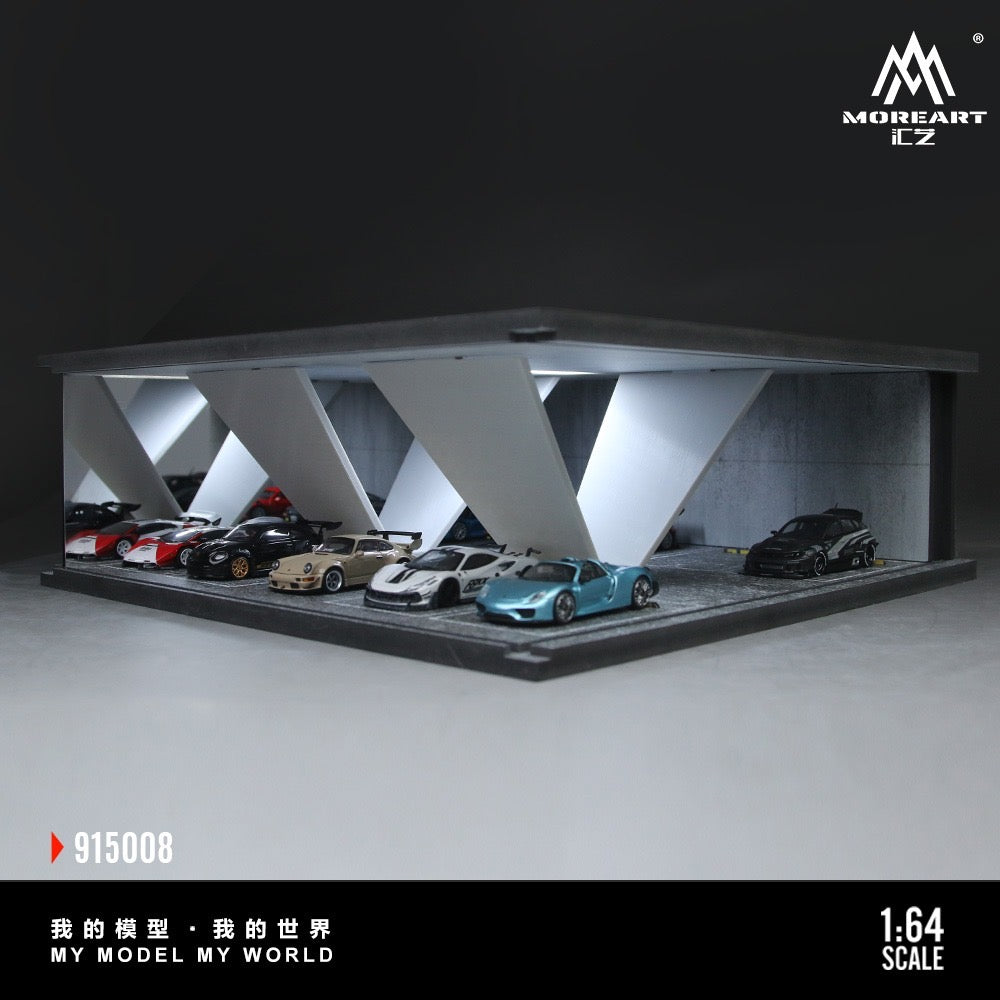 MoreArt - Pre-Order - Underground Parking Garage Series Diorama 08 - mit Beleuchtung - MO915008