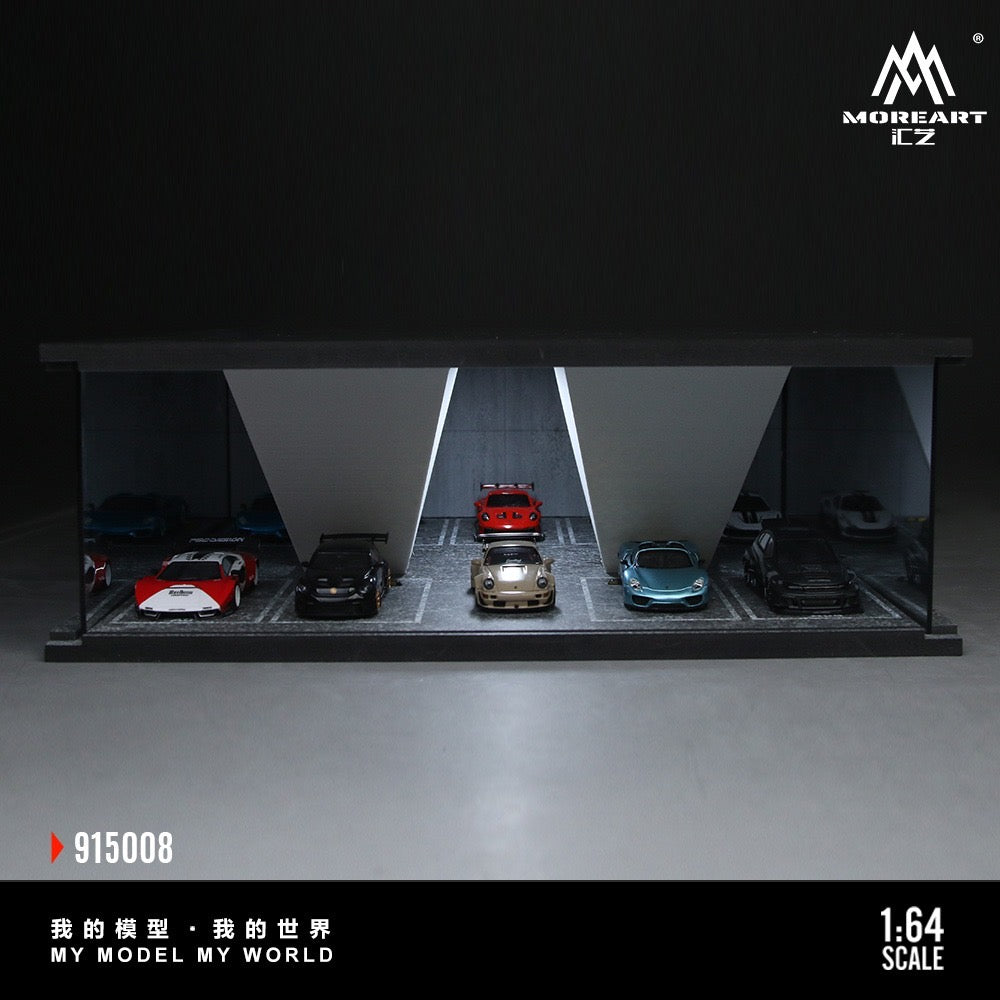 MoreArt - Pre-Order - Underground Parking Garage Series Diorama 08 - mit Beleuchtung - MO915008