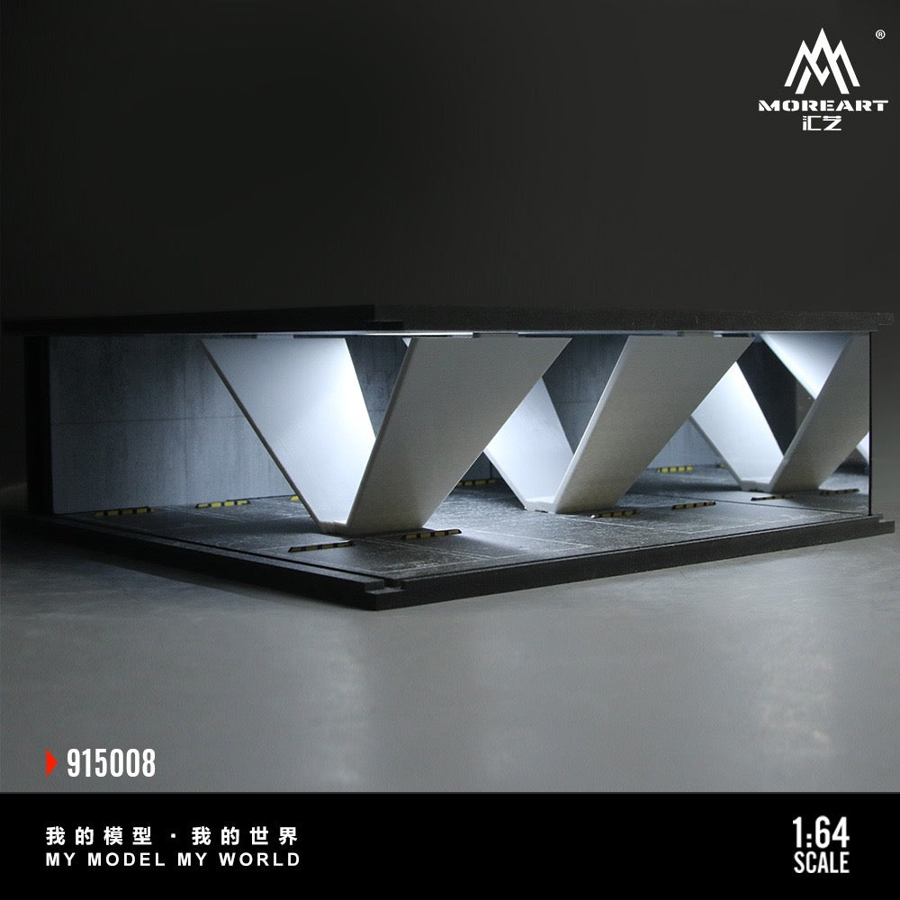 MoreArt - Pre-Order - Underground Parking Garage Series Diorama 08 - mit Beleuchtung - MO915008
