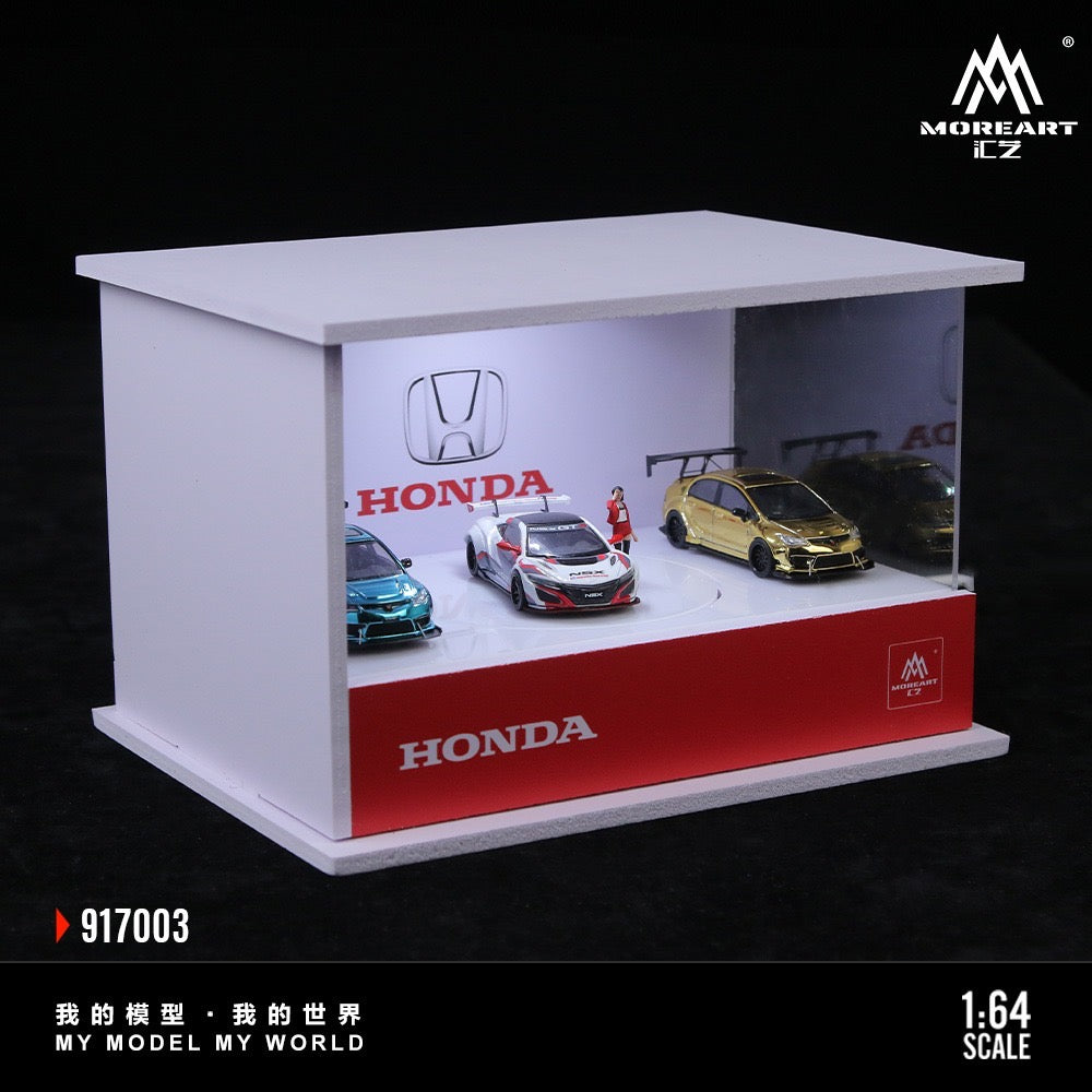 MoreArt - Pre-Order - Honda Turntable Exhibition Hall - Diorama mit Beleuchtung - MO917003