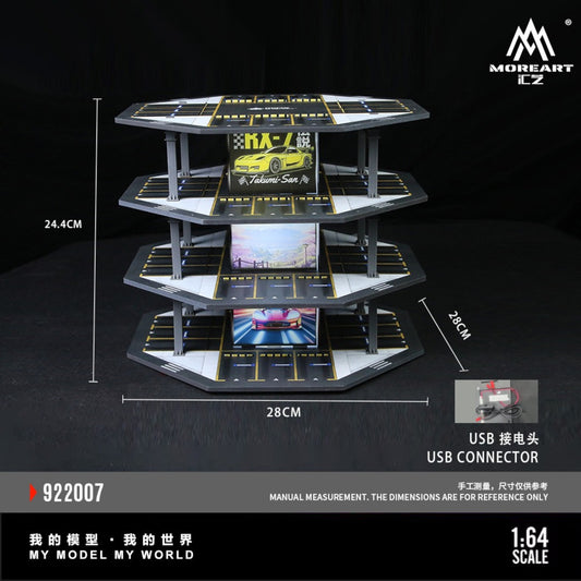 MoreArt - Octagonal Tower Parking Garage - MO922007