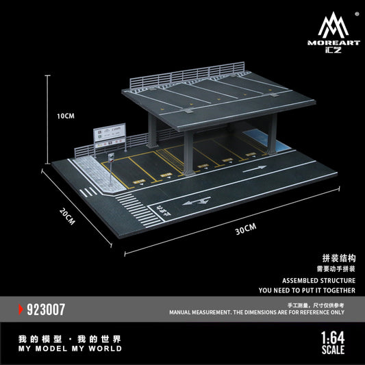 MoreArt - Pre-Order - Steel Structure Platform Parking Scene - MO923007