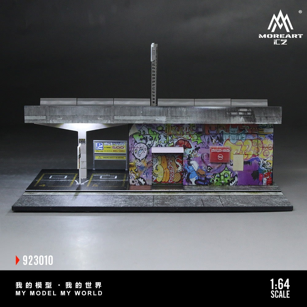 MoreArt - Pre-Order - Must Visit Street Art Spots in Nagoya Diorama - mit Beleuchtung - MO923010