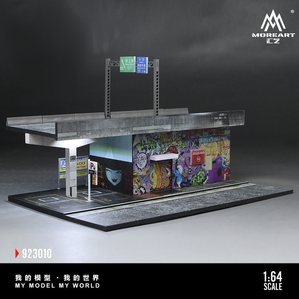 MoreArt - Pre-Order - Must Visit Street Art Spots in Nagoya Diorama - mit Beleuchtung - MO923010