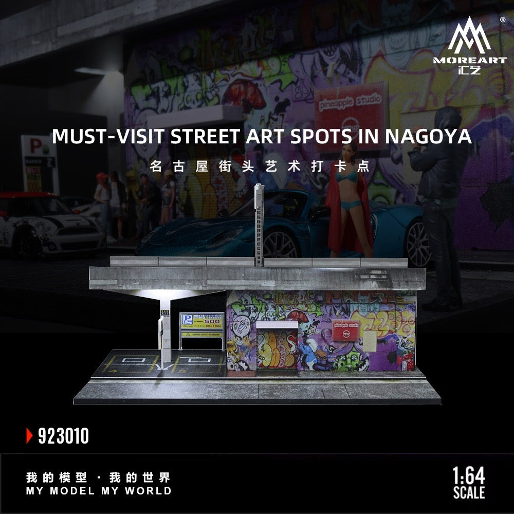 MoreArt - Pre-Order - Must Visit Street Art Spots in Nagoya Diorama - mit Beleuchtung - MO923010