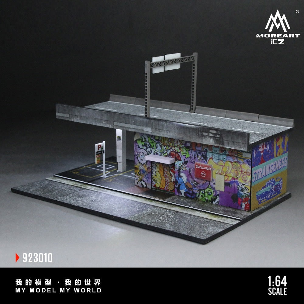 MoreArt - Pre-Order - Must Visit Street Art Spots in Nagoya Diorama - mit Beleuchtung - MO923010