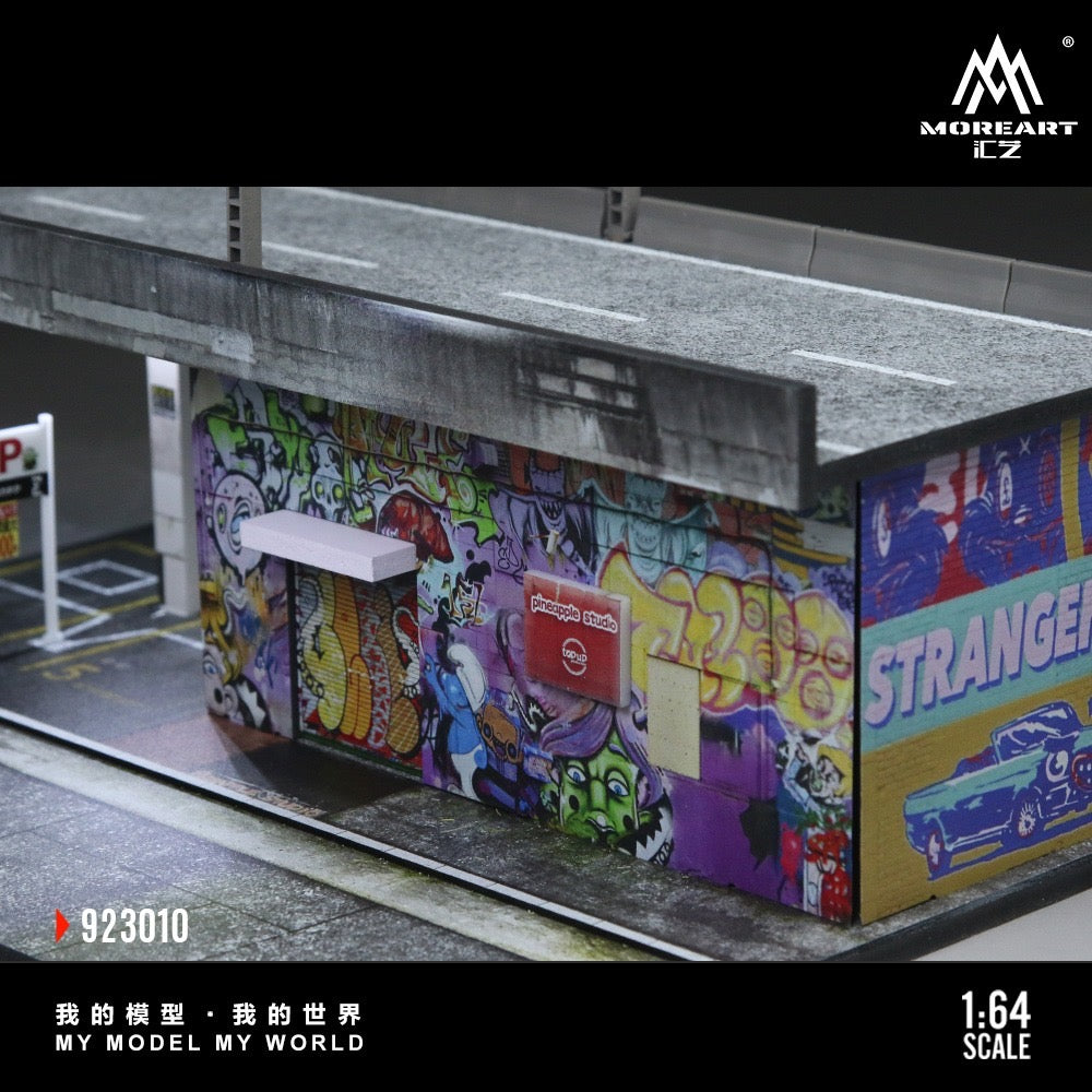 MoreArt - Pre-Order - Must Visit Street Art Spots in Nagoya Diorama - mit Beleuchtung - MO923010