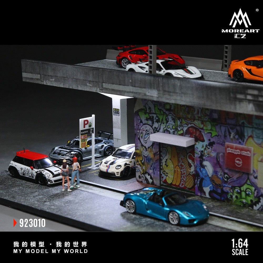 MoreArt - Pre-Order - Must Visit Street Art Spots in Nagoya Diorama - mit Beleuchtung - MO923010