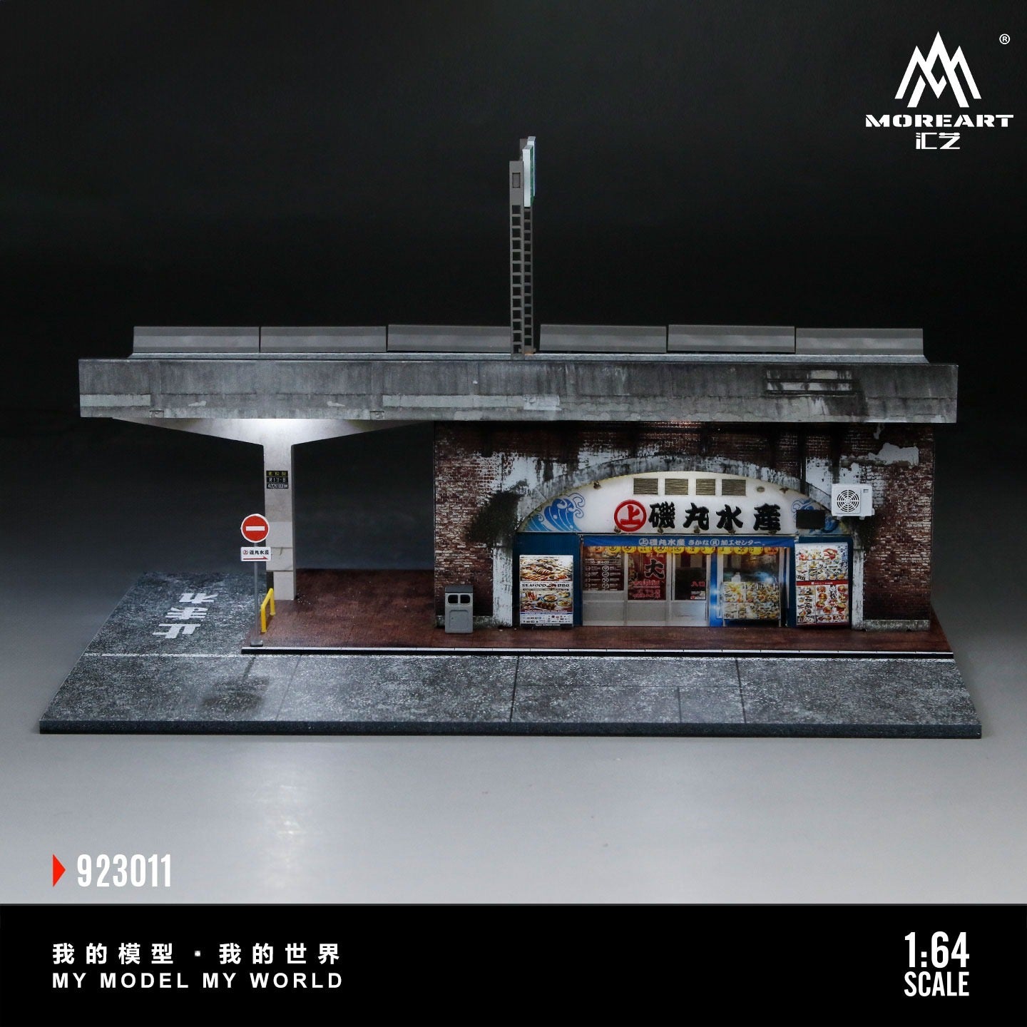 MoreArt - Pre-Order - Shimura Fishers Miniature Scene Diorama mit Beleuchtung - MO923011