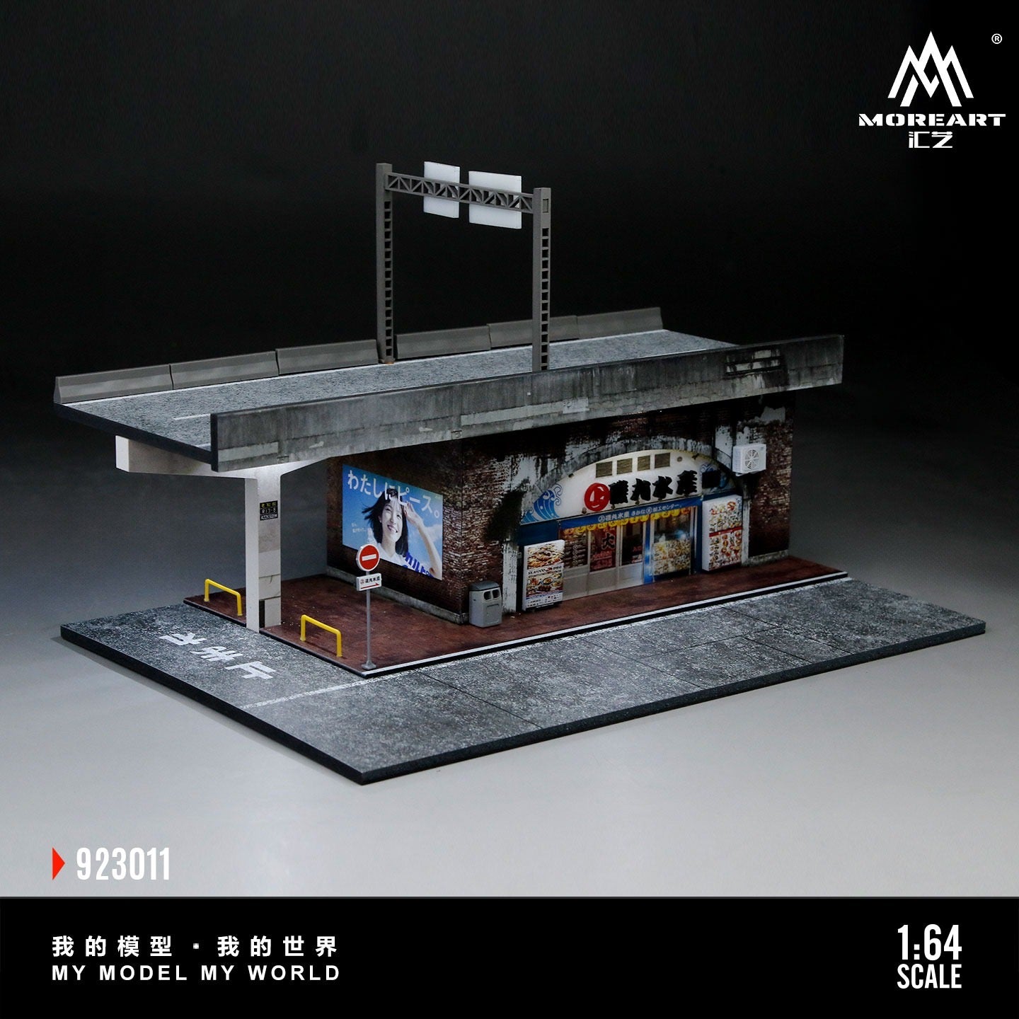 MoreArt - Pre-Order - Shimura Fishers Miniature Scene Diorama mit Beleuchtung - MO923011