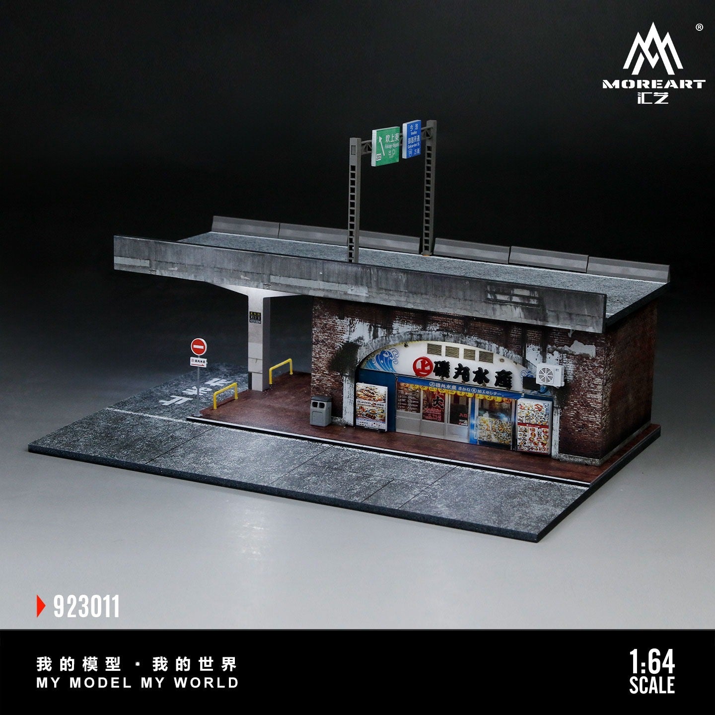 MoreArt - Pre-Order - Shimura Fishers Miniature Scene Diorama mit Beleuchtung - MO923011