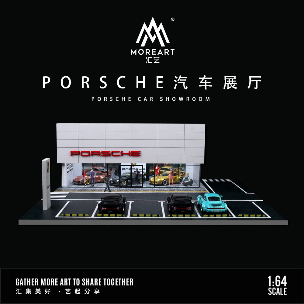 MoreArt - Pre-Order - Porsche Showroom Diorama - MO936002