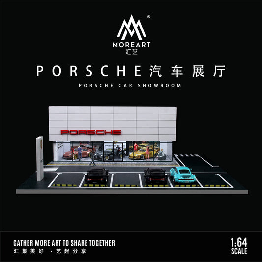 MoreArt - Pre-Order - Porsche Showroom Diorama - MO936002