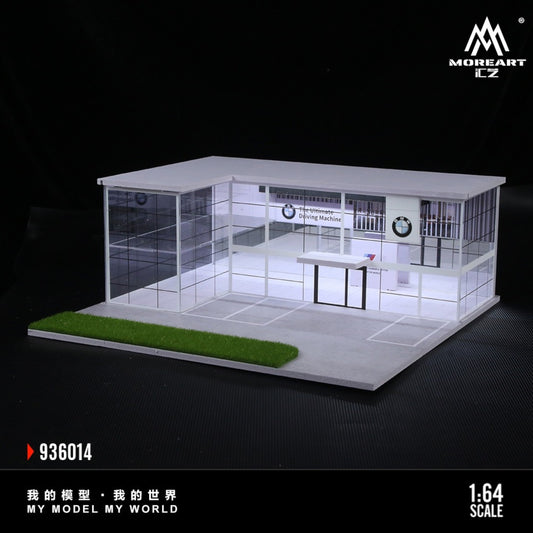 MoreArt - Pre-Order - Diorama BMW Store mit Beleuchtung - MO936014
