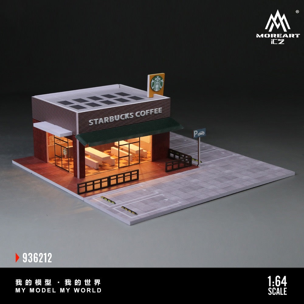 MoreArt - Pre-Order - Starbucks Store Diorama mit Beleuchtung - MO936212