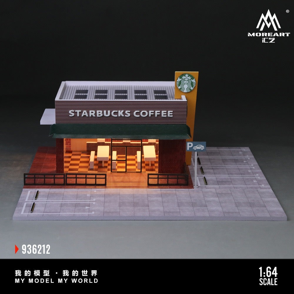 MoreArt - Pre-Order - Starbucks Store Diorama mit Beleuchtung - MO936212