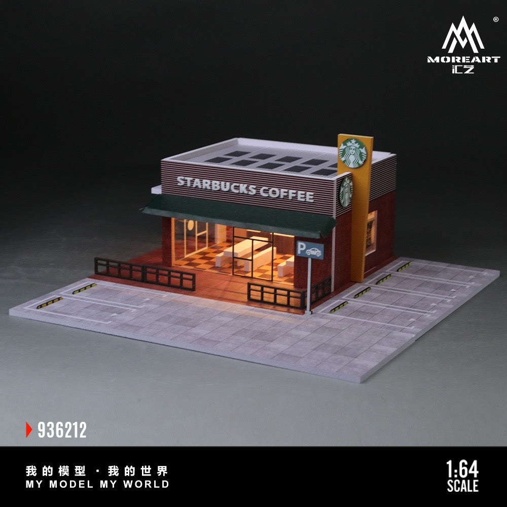 MoreArt - Pre-Order - Starbucks Store Diorama mit Beleuchtung - MO936212