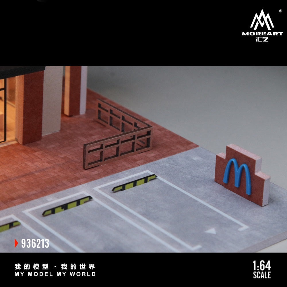 MoreArt - Pre-Order - McDonald's Scene in Sedona, Arizona Diorama - MO936213