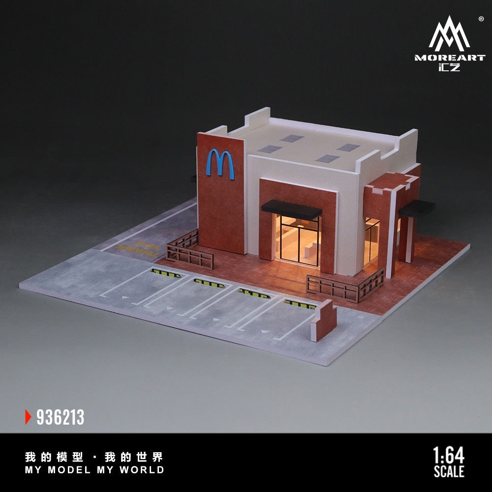 MoreArt - Pre-Order - McDonald's Scene in Sedona, Arizona Diorama - MO936213