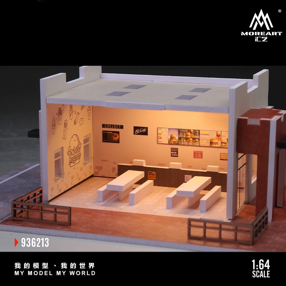 MoreArt - Pre-Order - McDonald's Scene in Sedona, Arizona Diorama - MO936213