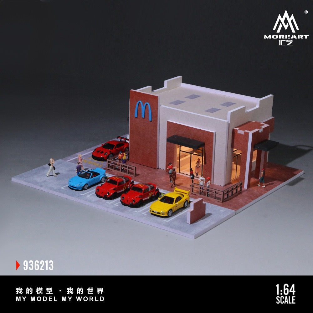 MoreArt - Pre-Order - McDonald's Scene in Sedona, Arizona Diorama - MO936213
